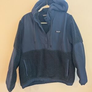 Patagonia Retro-X Deep Pile Fleece Pullover Blue